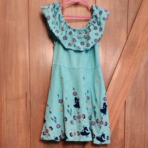 Disney Turquoise Dress with Character Prints